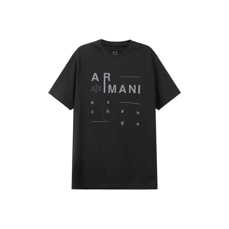ARMANI EXCHANGE T Shirts Men Black-0