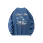 Navy Blue Long-Sleeved (Ribbed Sleeves)