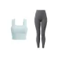 Azure Tank Top+Haiyan Gray Pants