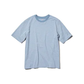 UNIQLO T Shirts Unisex Aqua Blue