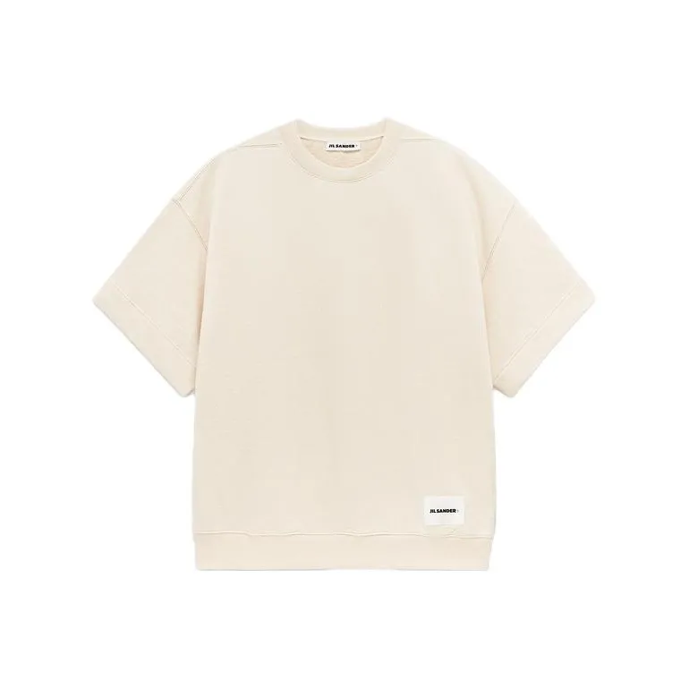 JIL SANDER Short sleeve Cotton Sweatshirt-0