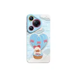 Hot Air Balloon Duck Blue I