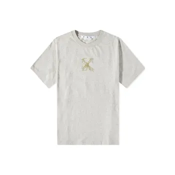 OFF WHITE Splash Arrow Slim S/S Tee