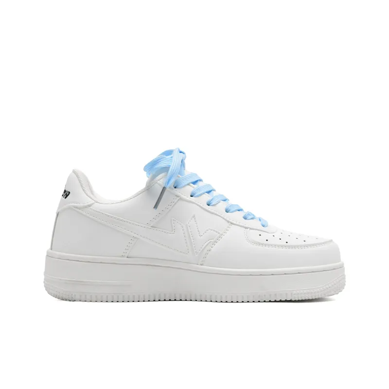 ABCIO Slip Resistant Waterproof Abrasion Resistant Height Increasing Low Top Skateboard Shoes Unisex Goku White-2