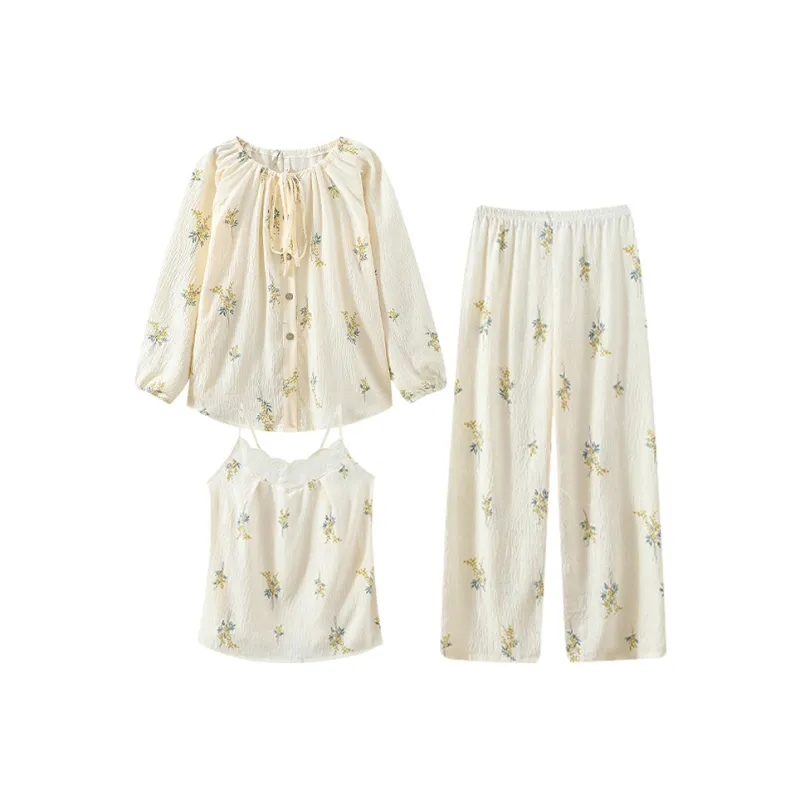 O'MESIK Pajama Set Women's Apricot-0
