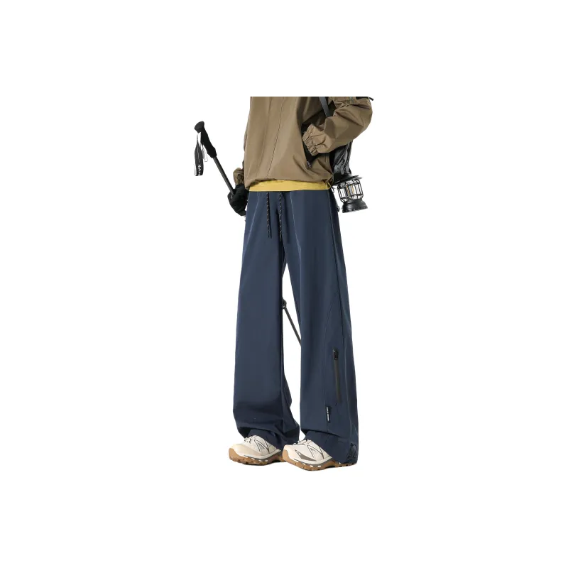PAINT STAIN Casual Pants Unisex Classic Black-24