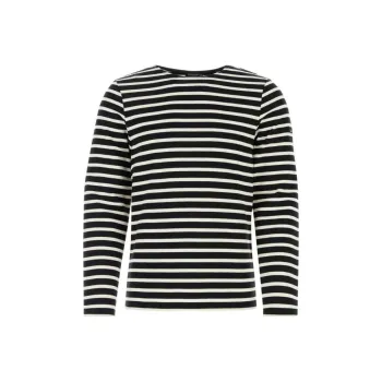 SAINT JAMES Striped Long Sleeved T Shirt