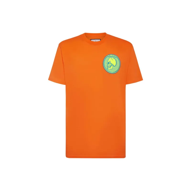 PHILIPP PLEIN SS24 T-Shirt Men's Pumpkin Orange-0