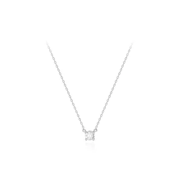 FBRUE Collarbone Chain Sterling Silver Necklaces Women's