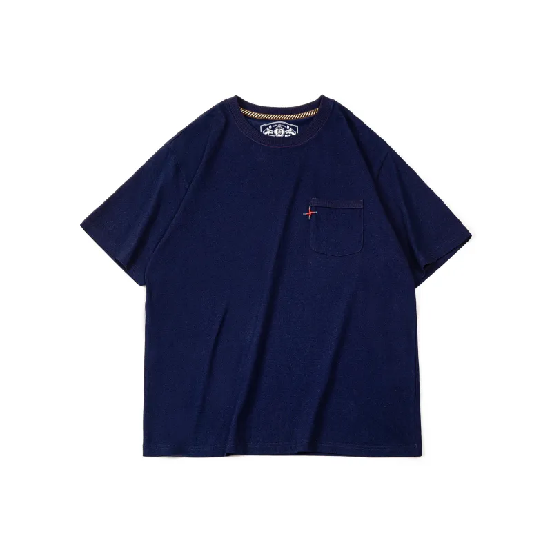 MADEN T-Shirts Men Blue-0