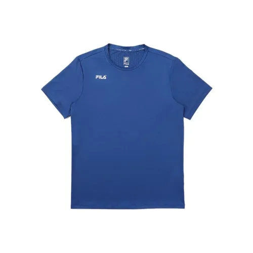 FILA T-Shirts Unisex Blue
