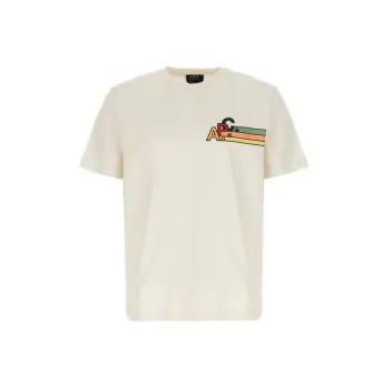 A.P.C T Shirts Men Ecru