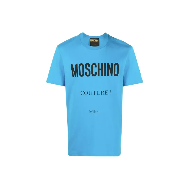 MOSCHINO T Shirts Men Light Blue-0