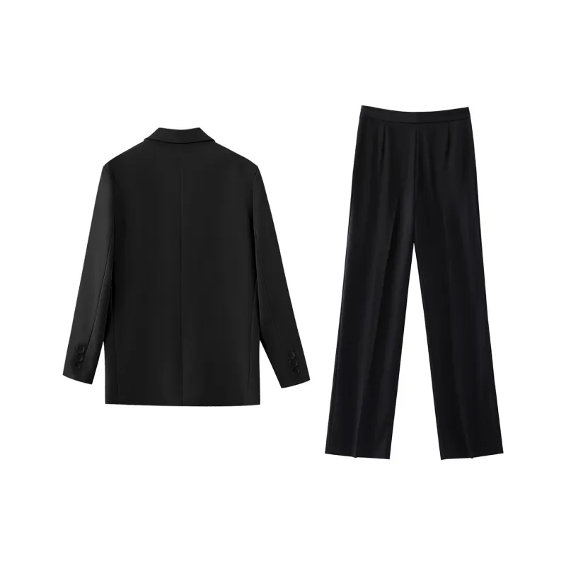 DonnaZilan Business Suit Women's Black-1