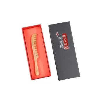 XIBI Thickened Sheep Horn Head Therapy Comb With Anti Static Styling Comb Anti Dandruff Mother's Day Comb Massage