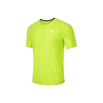 New Balance Core Run T Shirts Men Green