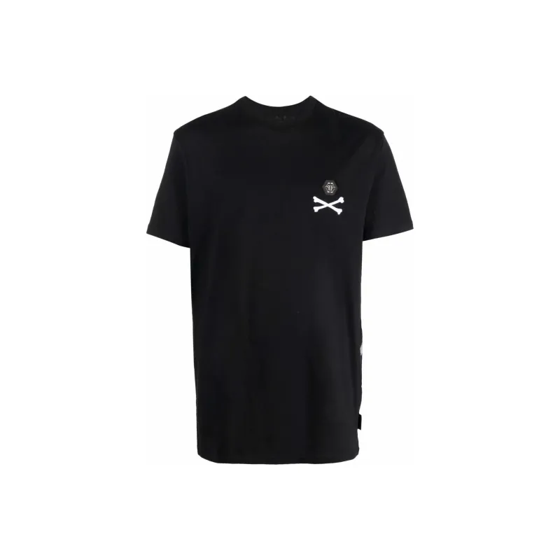 PHILIPP PLEIN Skeleton Print T shirt-0