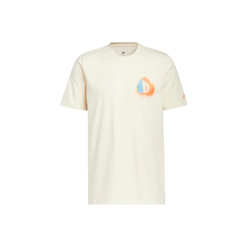 Adidas T Shirts Men Ecru-0