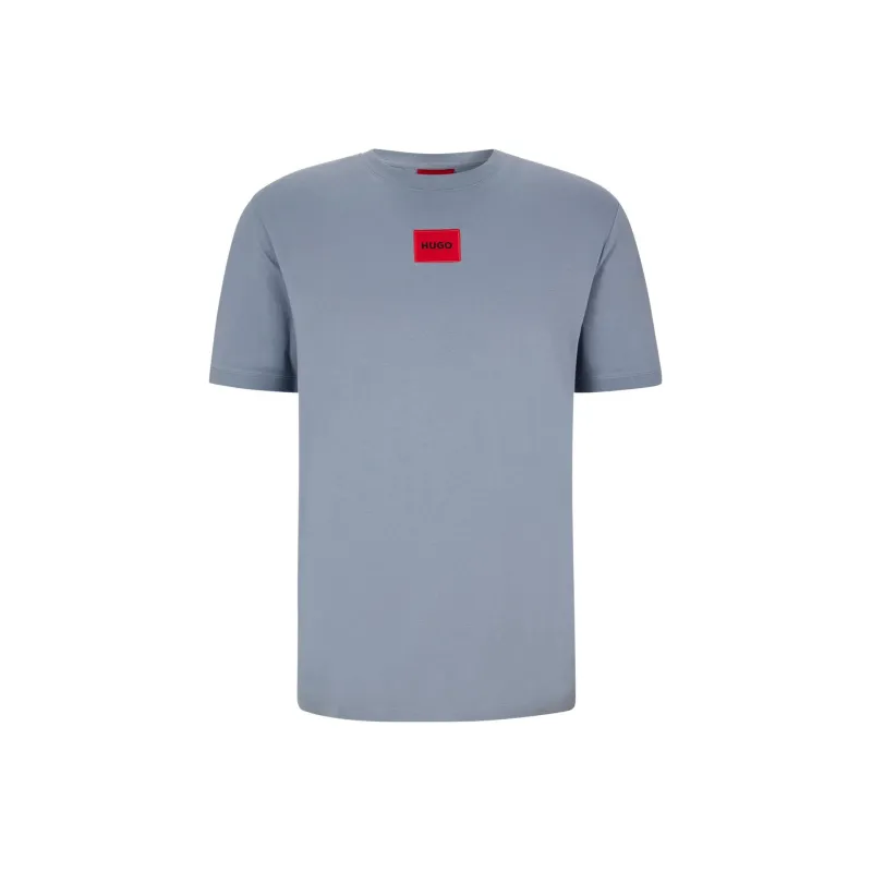 HUGO BOSS T Shirts Men Gray Blue-0