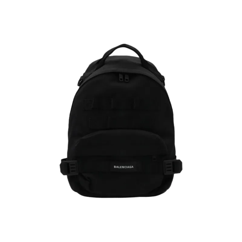 Balenciaga Army Polyamide With Polyester Backpack Men's Black-0