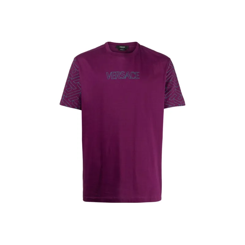 VERSACE T-Shirts Men Purple-0