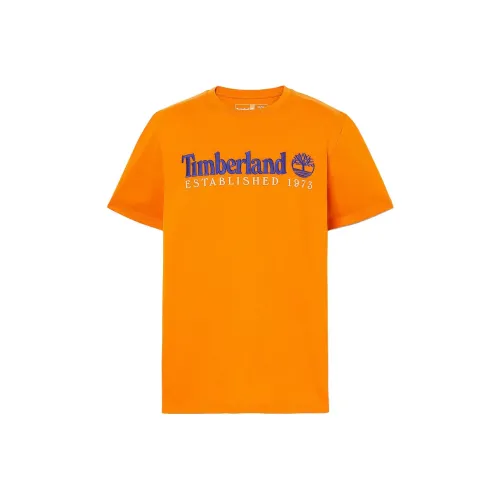 Timberland T-Shirts Men Orange