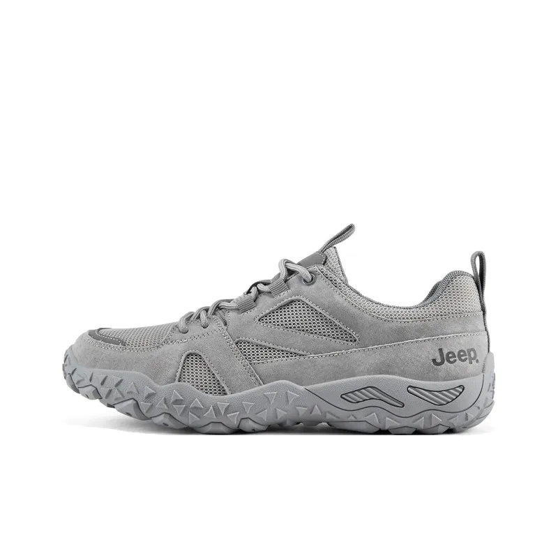 Jeep Cushioning Coverage Rebound Abrasion Resistant Lightweight Breathable Slip Resistant Low Top Outdoor Shoes Men's-14