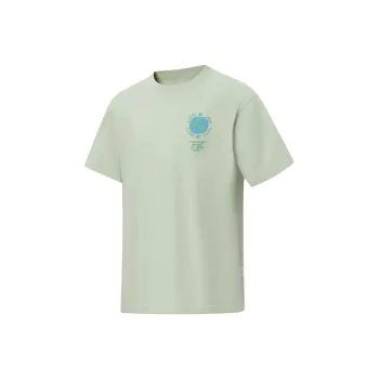 LiNing T Shirts Unisex Desert Green
