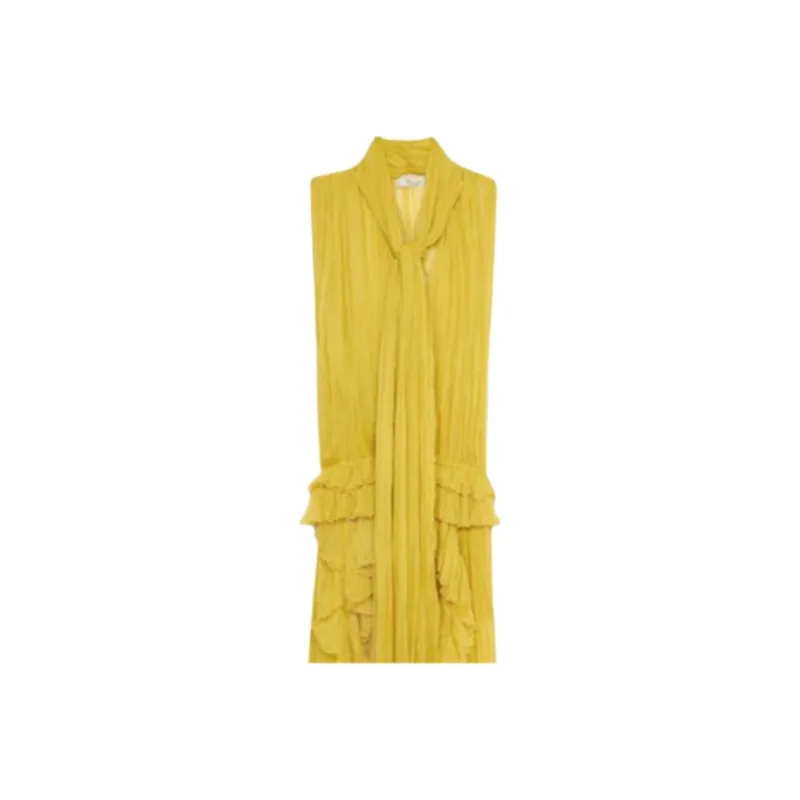 Blumarine Pleated Asymmetric Midi Dress-5
