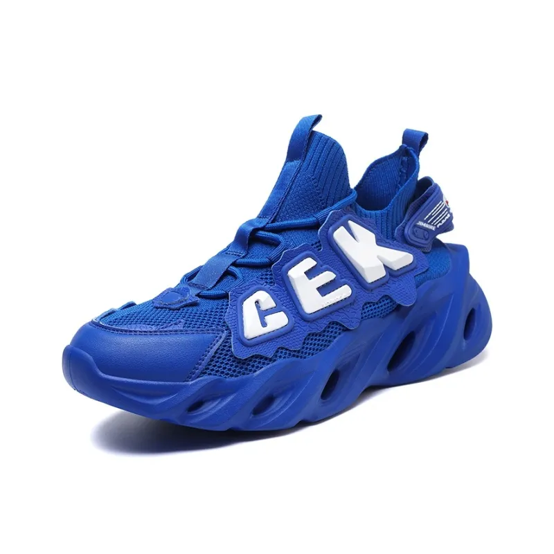 King Jinmai Cushioning Anti Slip Wear Resistant Breathable Supportive Lightweight Mid Top Casual Shoes Unisex-1