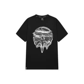 Magn Lens T Shirts Men Black