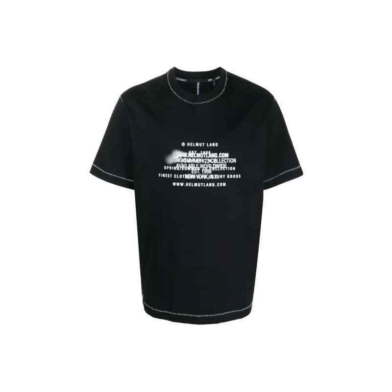 Helmut Lang T-Shirts Men Black-0