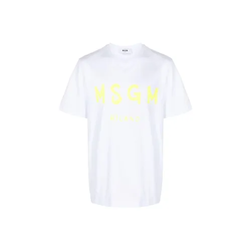 MSGM Logo-print Cotton T-shirt