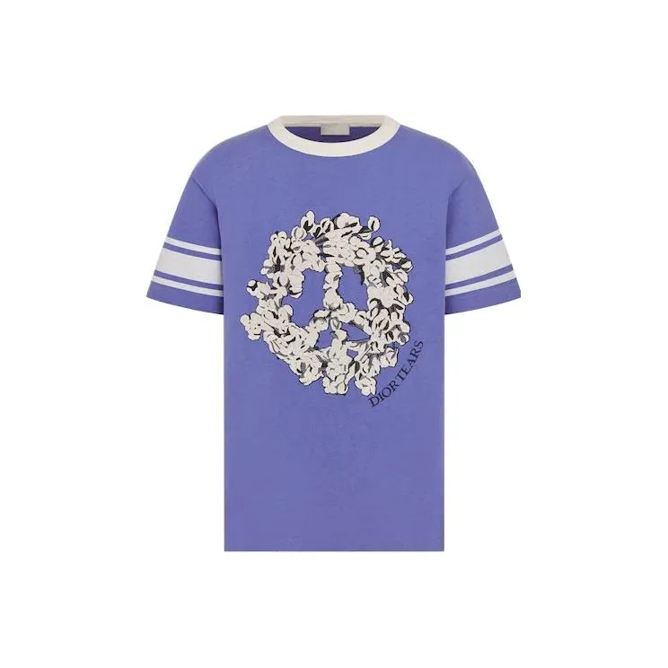 DIOR T-Shirts Men Blue-0