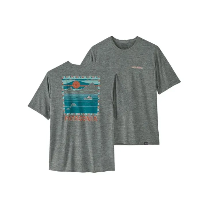 Patagonia Logo print T shirt-7