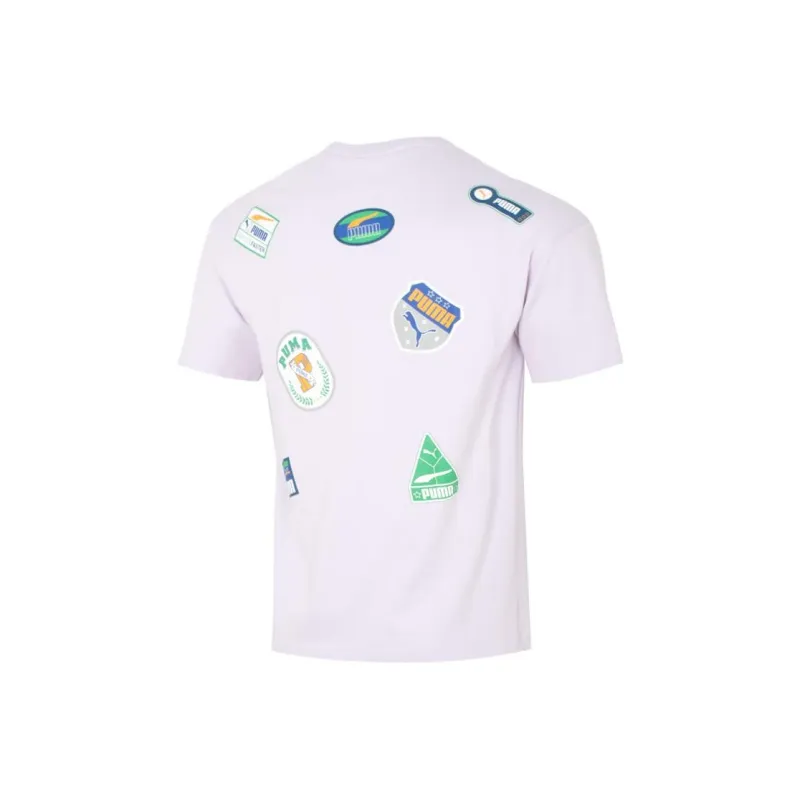 PUMA T Shirt Unisex Light Purple-0