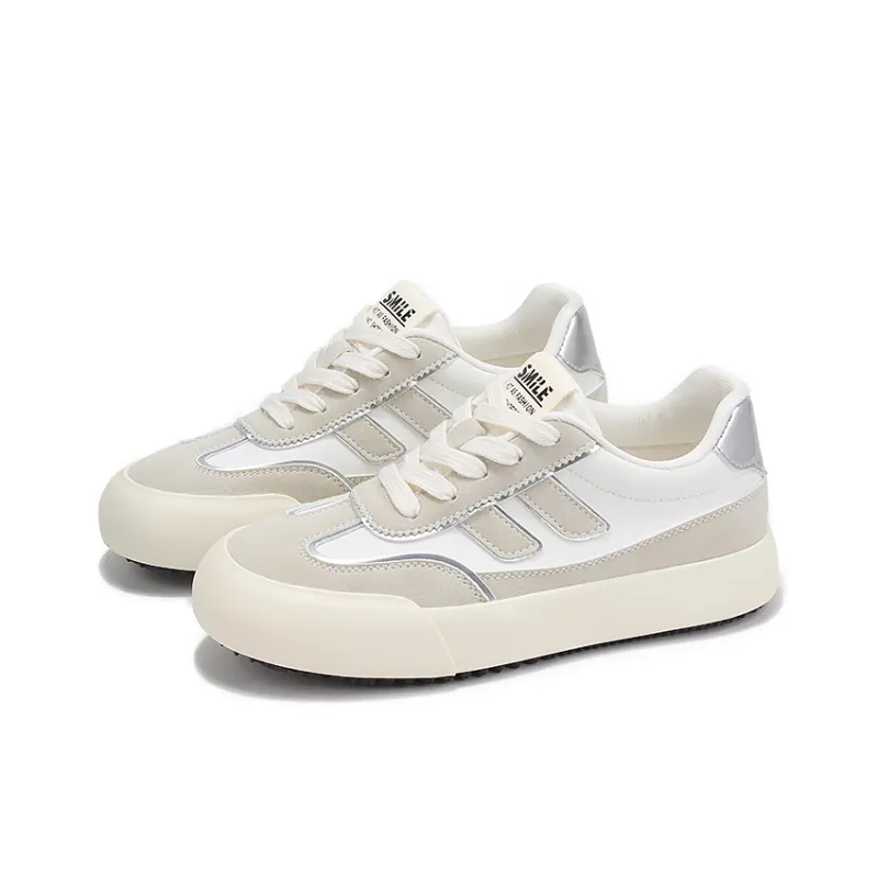 Yobn Anti Slip And Wear Resistant Breathable Low Top Skateboard Shoes Women's-2