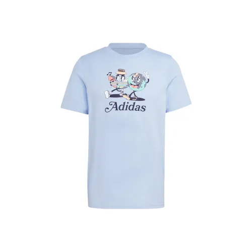 Adidas Originals T Shirt Men's Light Pink Blue