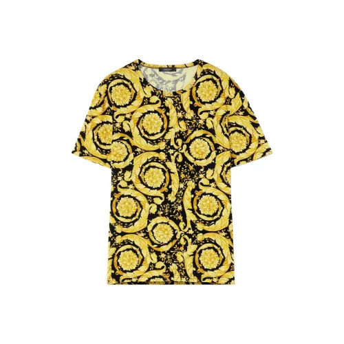 VERSACE Baroque Printed Crewneck T Shirt