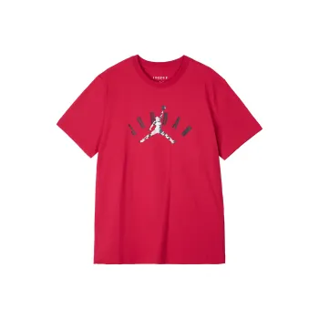 JORDAN Flight T Shirts Men Dark Red
