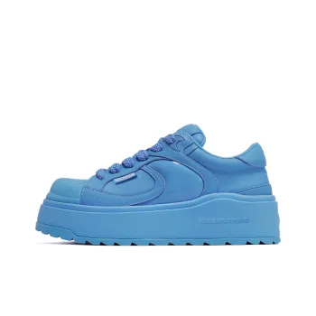 WANDER AROUND Anti Slip And Wear Resistant Coverage Low Top Skateboard Shoes Unisex Bay Blue