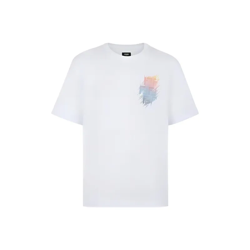FENDI T Shirts Men White-0