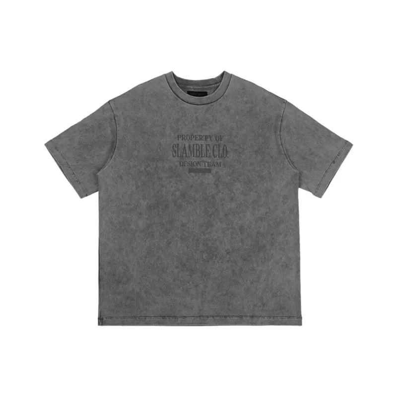 Slamble Short Sleeved T Shirts Unisex-0