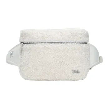 FILA Athletics Fabric With PU Sling Bag Fanny Pack Women's Jade White