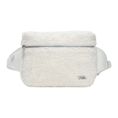 FILA Athletics Fabric With PU Sling Bag Fanny Pack Women's Jade White