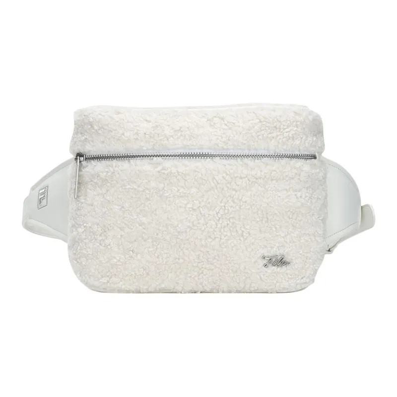 FILA Athletics Fabric With PU Sling Bag Fanny Pack Women's Jade White-0