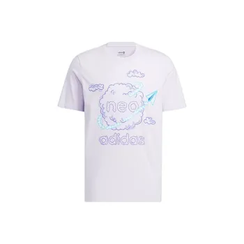 Adidas Neo T Shirt Unisex Light Purple