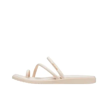 Crocs Abrasion Resistant Slide Slippers Women's Beige