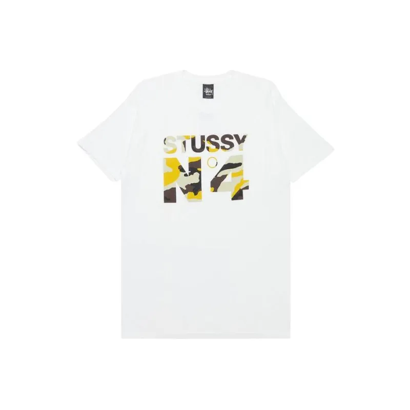 Stussy No.4 Beach Camo Tee-0