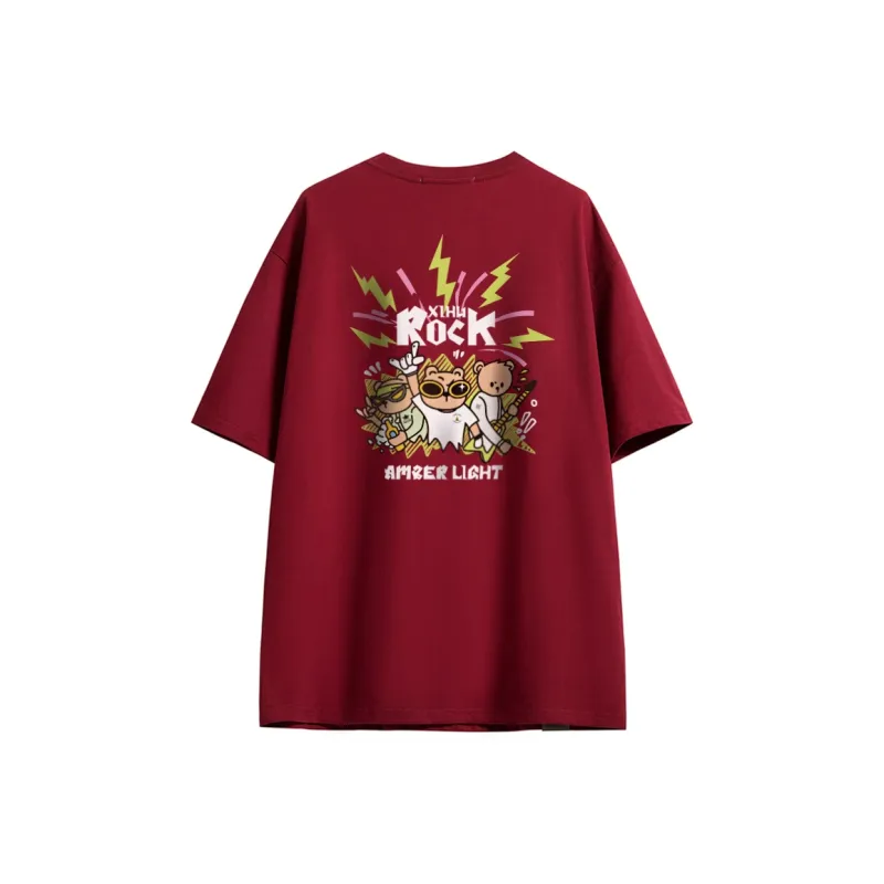 AMBER LIGHT AMBER LIGHT X XIHU ROCK Co branded Series T Shirts Unisex-16